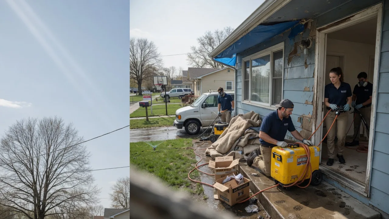 Basement Flood Cleanup in Grandfalls, TX near me